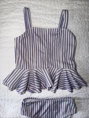 Habitual Kids girls’ two-piece peplum swimsuit